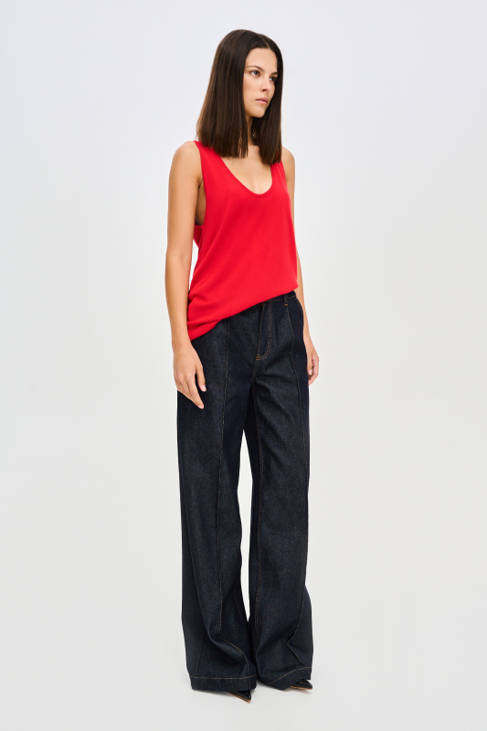 Майка тонкой вязки RED